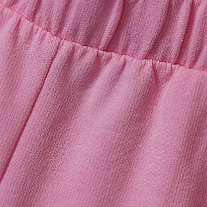 Girls French Terry Pull On Shorts