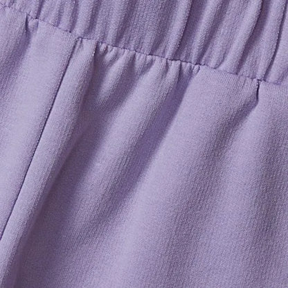 Girls French Terry Pull On Shorts