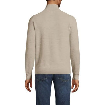 Men's Long Sleeve Summer Weight Quarter Zip