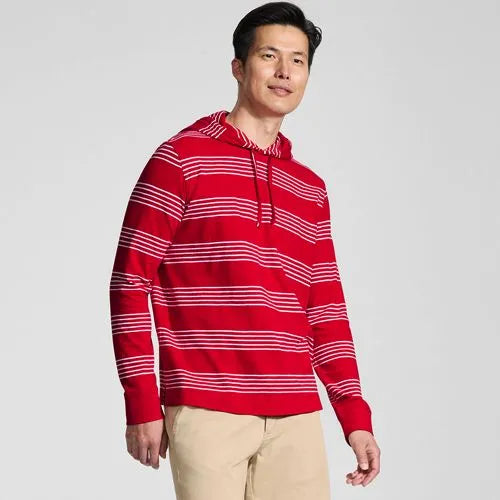 Men's Long Sleeve Slub Hoodie