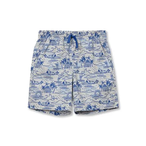 Boys Linen Slub Shorts