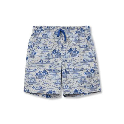 Boys Linen Slub Shorts