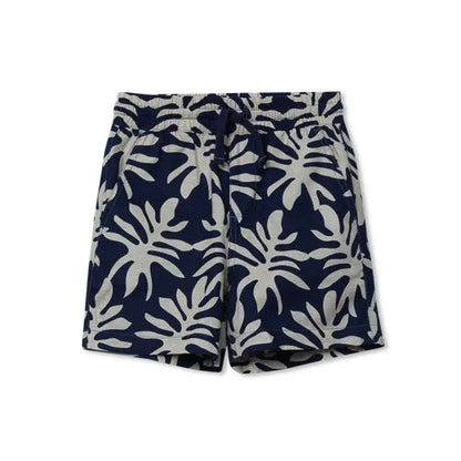 Boys Linen Slub Shorts