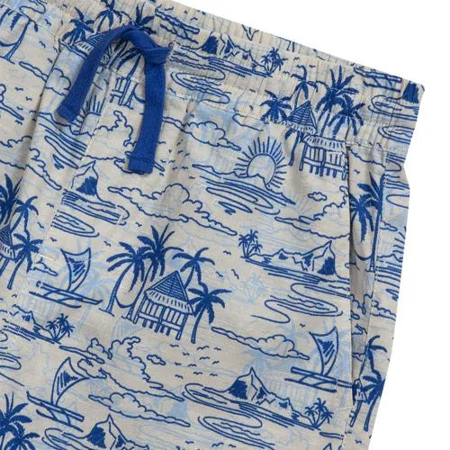 Boys Linen Slub Shorts