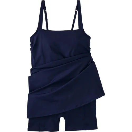 Women's LE x T and T The Tiffany Square Neck Swim Dress
