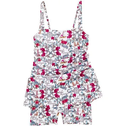 Women's LE x T and T The Tiffany Square Neck Swim Dress