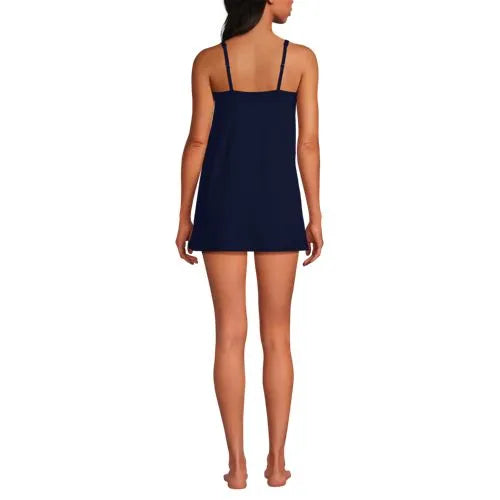 Women's LE x T and T The Tiffany Square Neck Swim Dress
