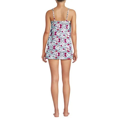 Women's LE x T and T The Tiffany Square Neck Swim Dress