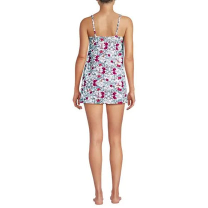 Women's LE x T and T The Tiffany Square Neck Swim Dress
