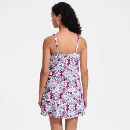 Women's LE x T and T The Tiffany Square Neck Swim Dress