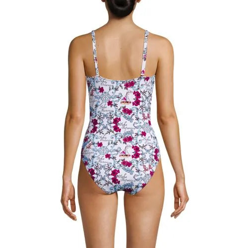 Women's LE x T and T The Tiffany Square Neck One Piece