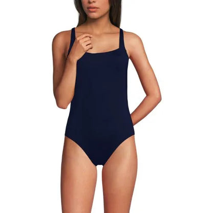 Women's LE x T and T The Tiffany Square Neck One Piece