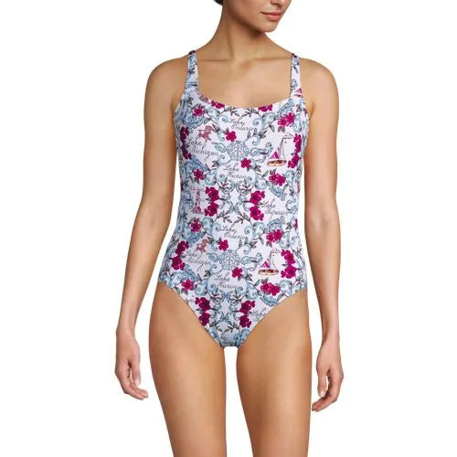 Women's LE x T and T The Tiffany Square Neck One Piece