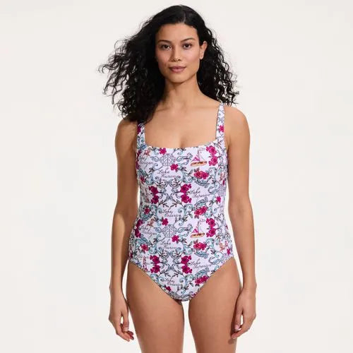 Women's LE x T and T The Tiffany Square Neck One Piece