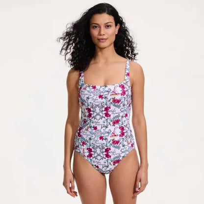 Women's LE x T and T The Tiffany Square Neck One Piece