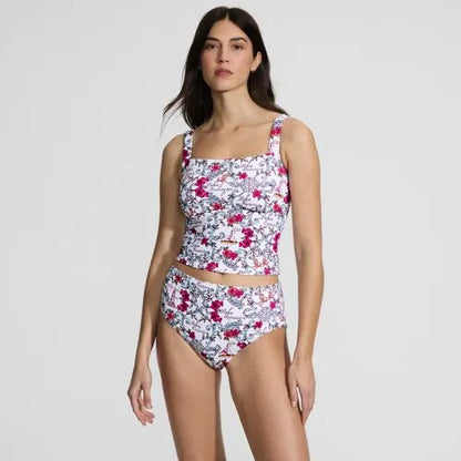 Women's LE x T and T The Tiffany Square Neck Midkini Set