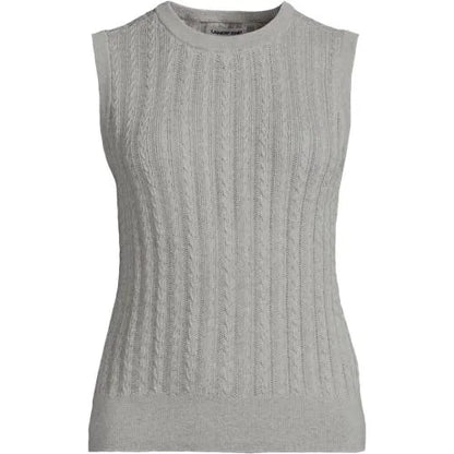 Women's Cotton Pointelle Shell Sweater
