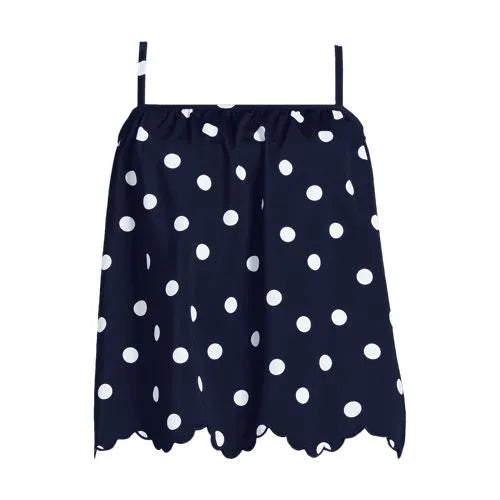 Women's Scalloped Flutter Tankini Top