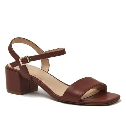 Women's Essential Leather Block Heels