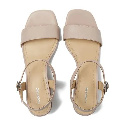 Women's Essential Leather Block Heels
