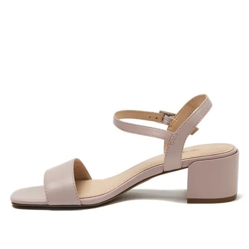 Women's Essential Leather Block Heels