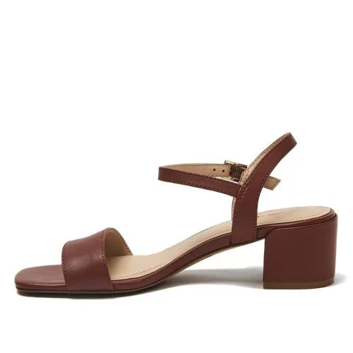 Women's Essential Leather Block Heels