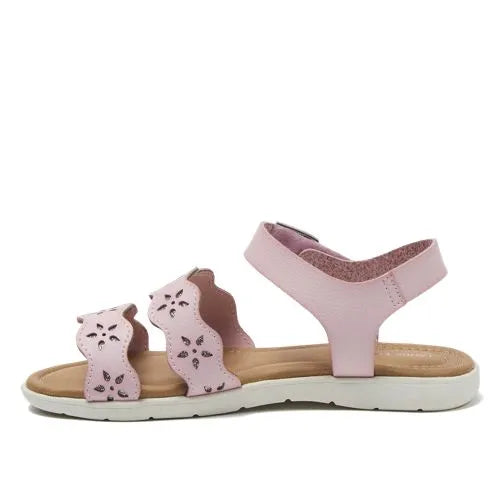 Girls Easy On Flower Sandals