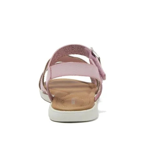 Girls Easy On Flower Sandals
