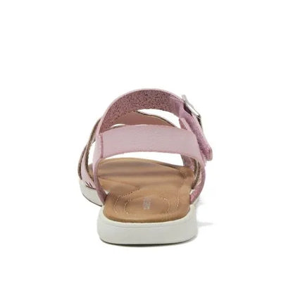 Girls Easy On Flower Sandals