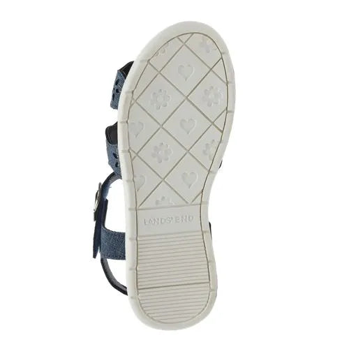 Girls Easy On Flower Sandals
