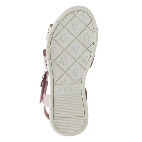 Girls Easy On Flower Sandals