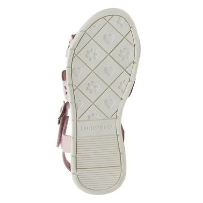 Girls Easy On Flower Sandals