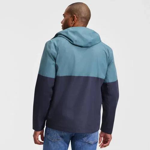 Men's Waterproof Colorblock Raincoat