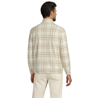 School Uniform Men'sThermacheck 200 Novelty Fleece Half Zip Pullover