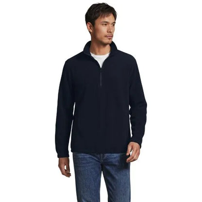 School Uniform Men'sThermacheck 200 Novelty Fleece Half Zip Pullover