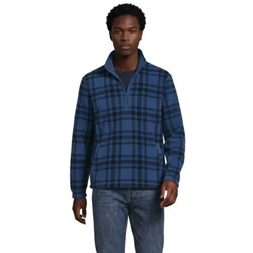 School Uniform Men'sThermacheck 200 Novelty Fleece Half Zip Pullover