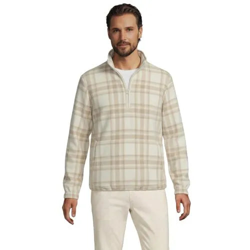 School Uniform Men'sThermacheck 200 Novelty Fleece Half Zip Pullover