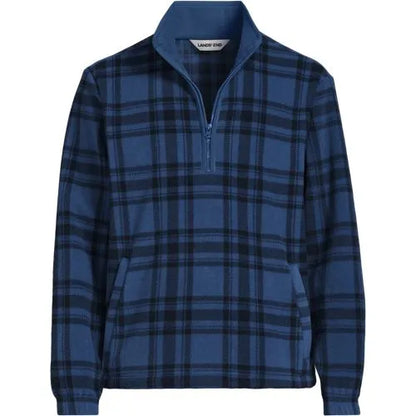 School Uniform Men'sThermacheck 200 Novelty Fleece Half Zip Pullover