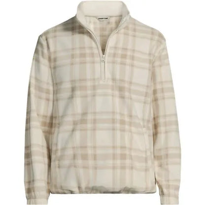 School Uniform Men'sThermacheck 200 Novelty Fleece Half Zip Pullover