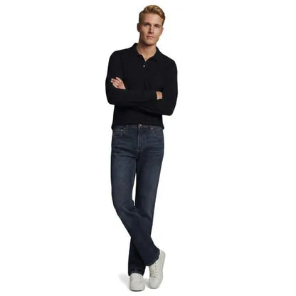 Men's Essential Pique Long Sleeve Classic Fit Polo Shirt