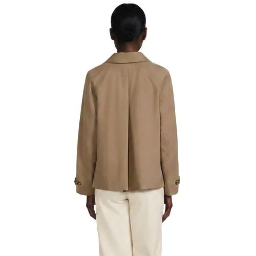 Womens Squall Waterproof Hooded Short Mac Jacket