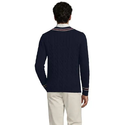 Men's Long Sleeve Drifter Cricket Sweater