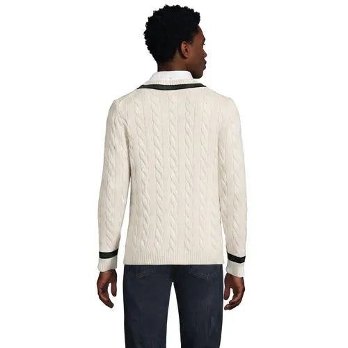Men's Long Sleeve Drifter Cricket Sweater