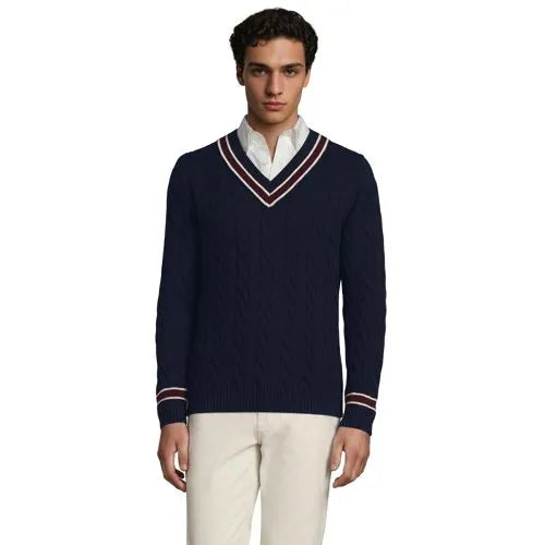Men's Long Sleeve Drifter Cricket Sweater
