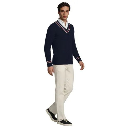 Men's Long Sleeve Drifter Cricket Sweater