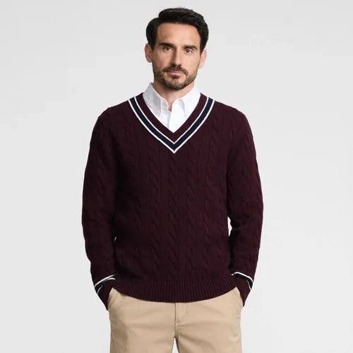 Men's Long Sleeve Drifter Cricket Sweater