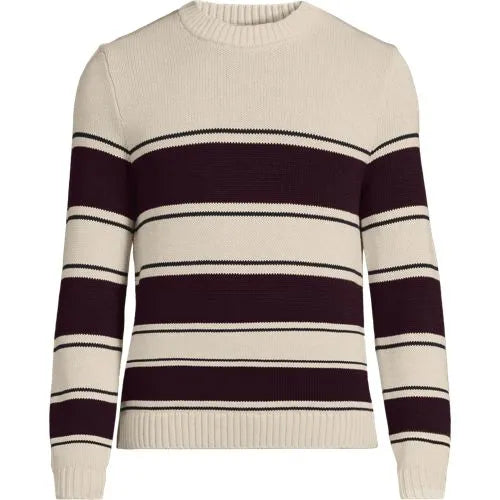 Men's Long Sleeve Drifter Stripe Crewneck Sweater