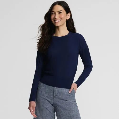 Women's Drifter Lite Double Trim Crew Sweater