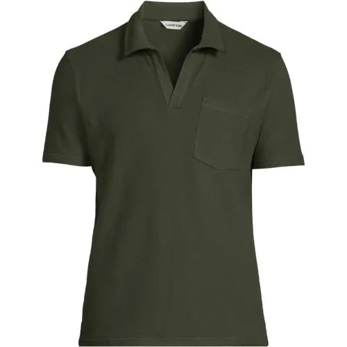 Men's Short Sleeve Honeycomb Johnny Polo