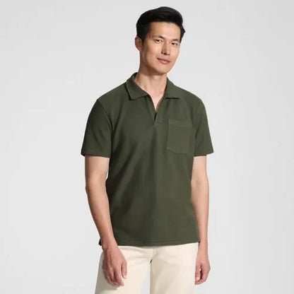 Men's Short Sleeve Honeycomb Johnny Polo